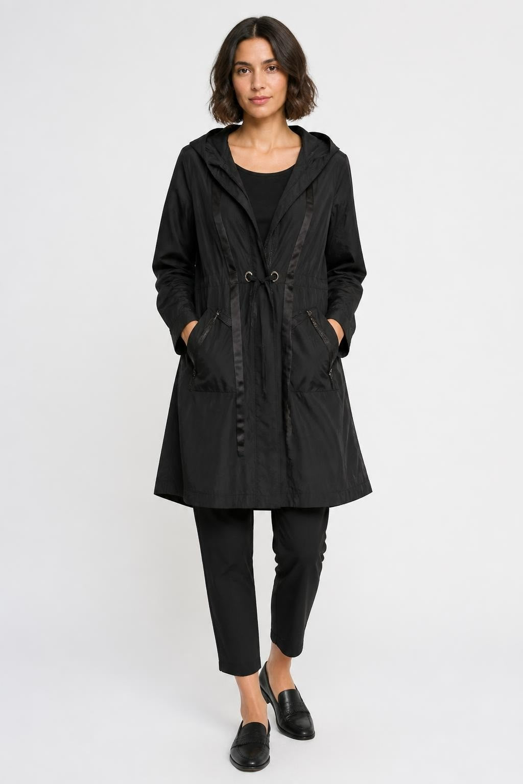 Black Coat Water Prrof - pre-loved at Why Go Less, Lebanon