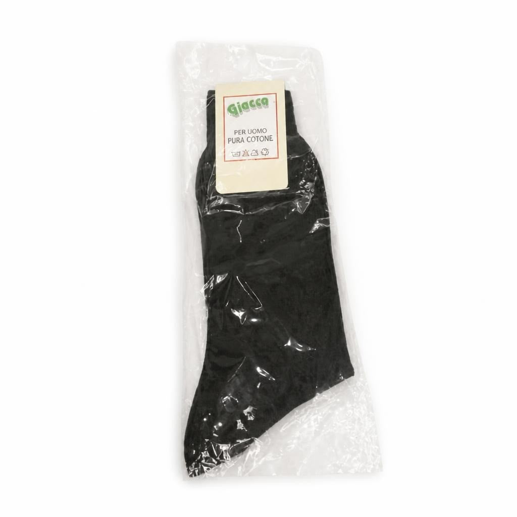 Giacco Men's Dark Green Cotton Socks, New - pre-loved at Why Go Less, Lebanon
