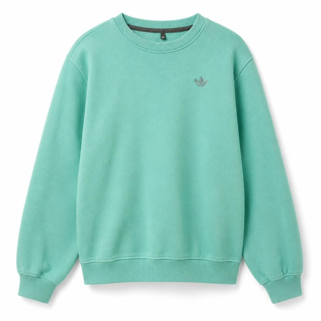 Adidas Originals Mint Green Crewneck Sweatshirt - pre-loved at Why Go Less, Lebanon
