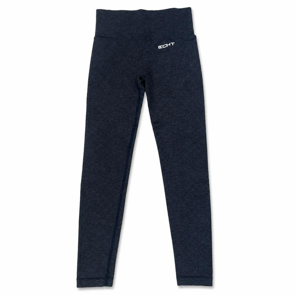 ECHT Dark Navy Seamless Ribbed Leggings - pre-loved at Why Go Less, Lebanon