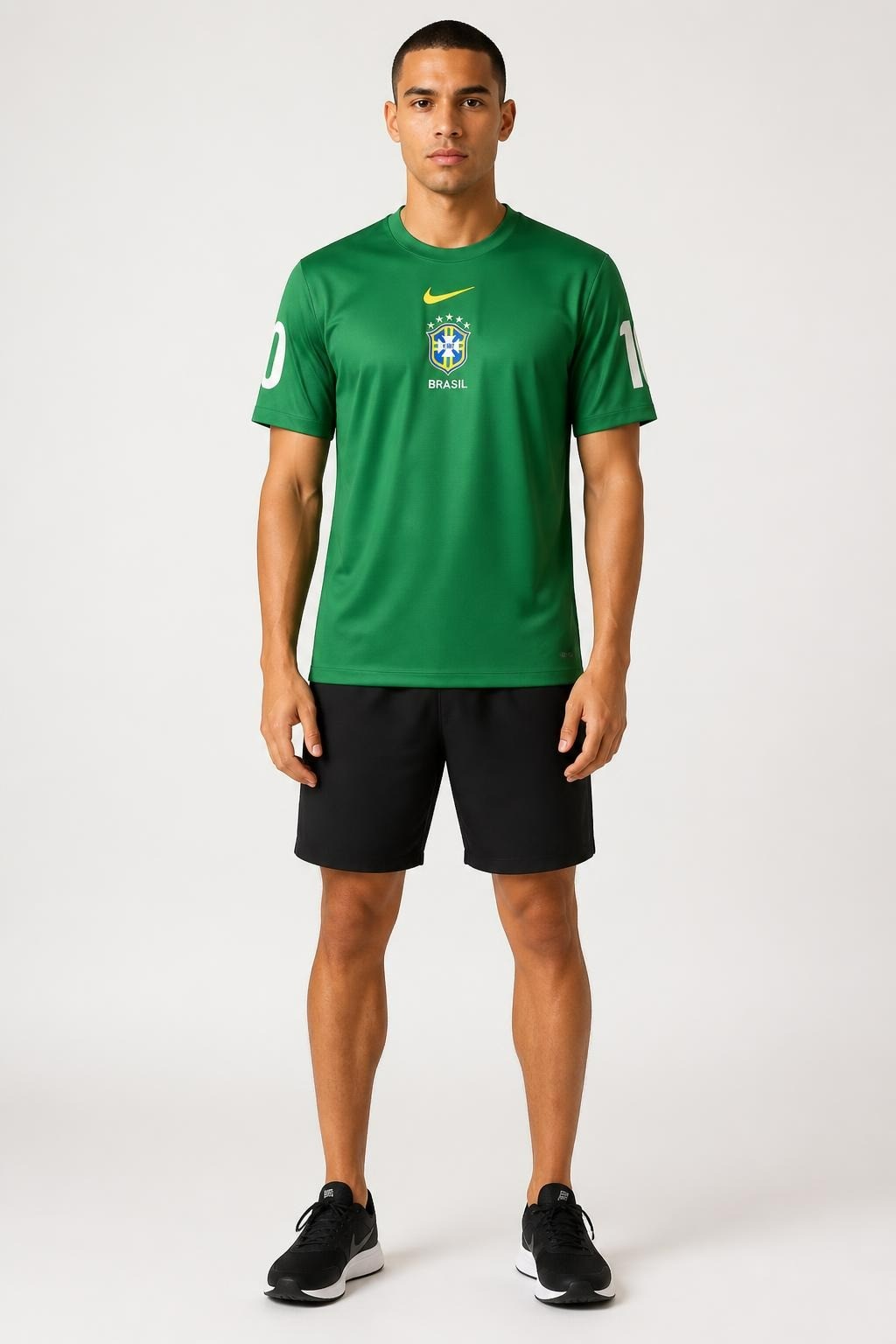 Nike Dri-fit Brasil National Team Jersey Green - pre-loved at Why Go Less, Lebanon