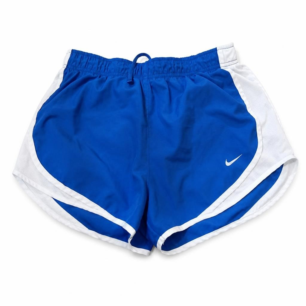Nike Dri-fit Running Shorts Blue/white - pre-loved at Why Go Less, Lebanon