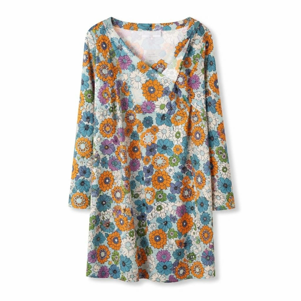 Sobe Floral Boho Long-sleeve Wrap Top - new at Why Go Less, Lebanon