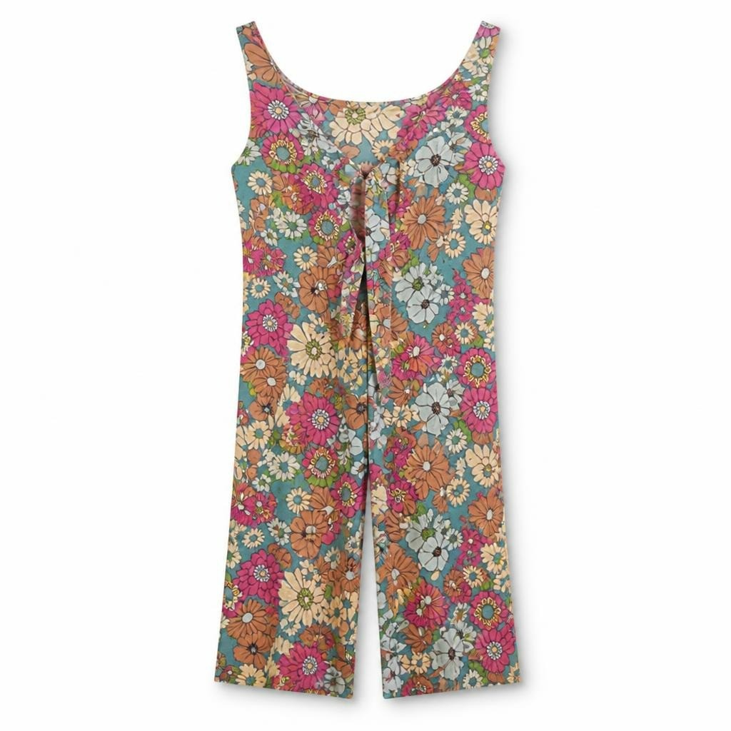 Sobe Floral Wide-leg Crop Top Set Piece - new at Why Go Less, Lebanon