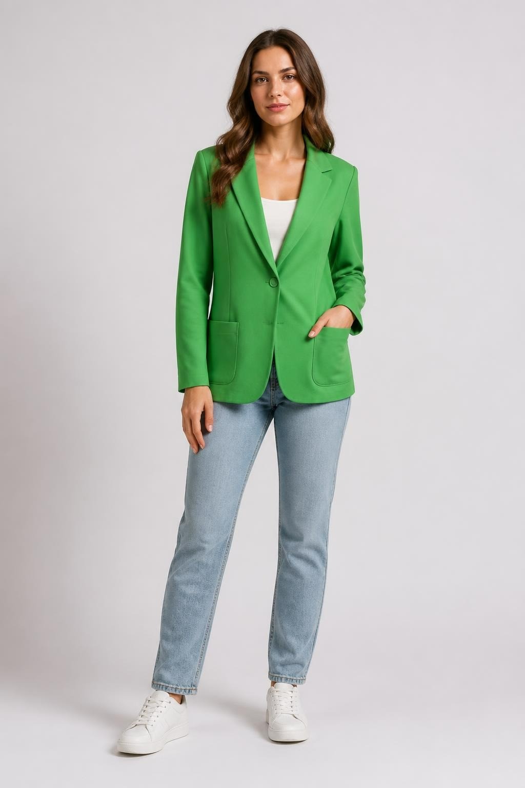 Green Single-button Blazer, New with Tags - new at Why Go Less, Lebanon