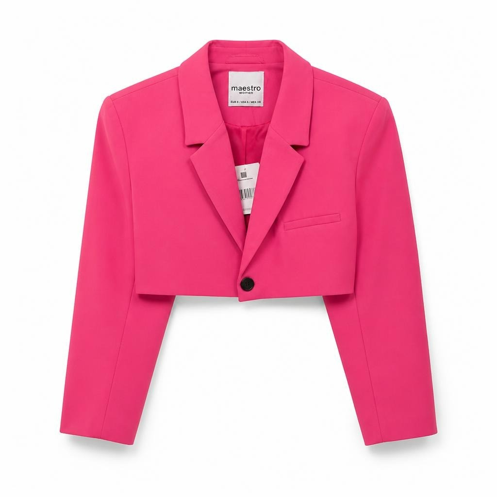 Maestro Woman Hot Pink Cropped Blazer NWT - new at Why Go Less, Lebanon