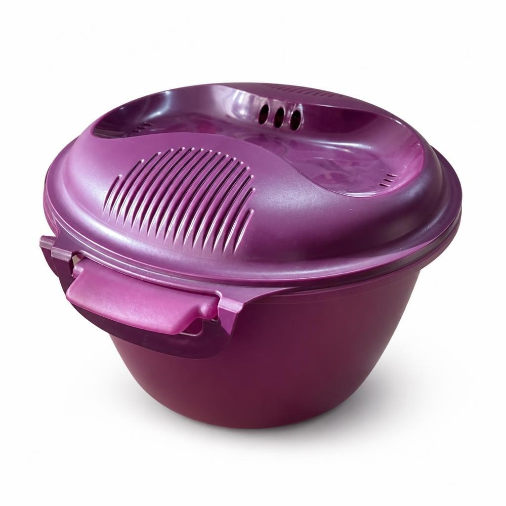 Tupperware Purple Rice Cooker/steamer Container - pre-loved at Why Go Less, Lebanon