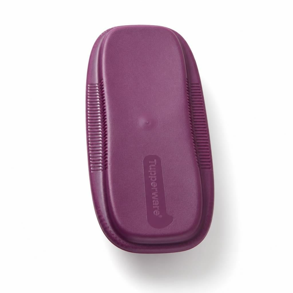 Tupperware Lunch Box Container, Purple - pre-loved at Why Go Less, Lebanon