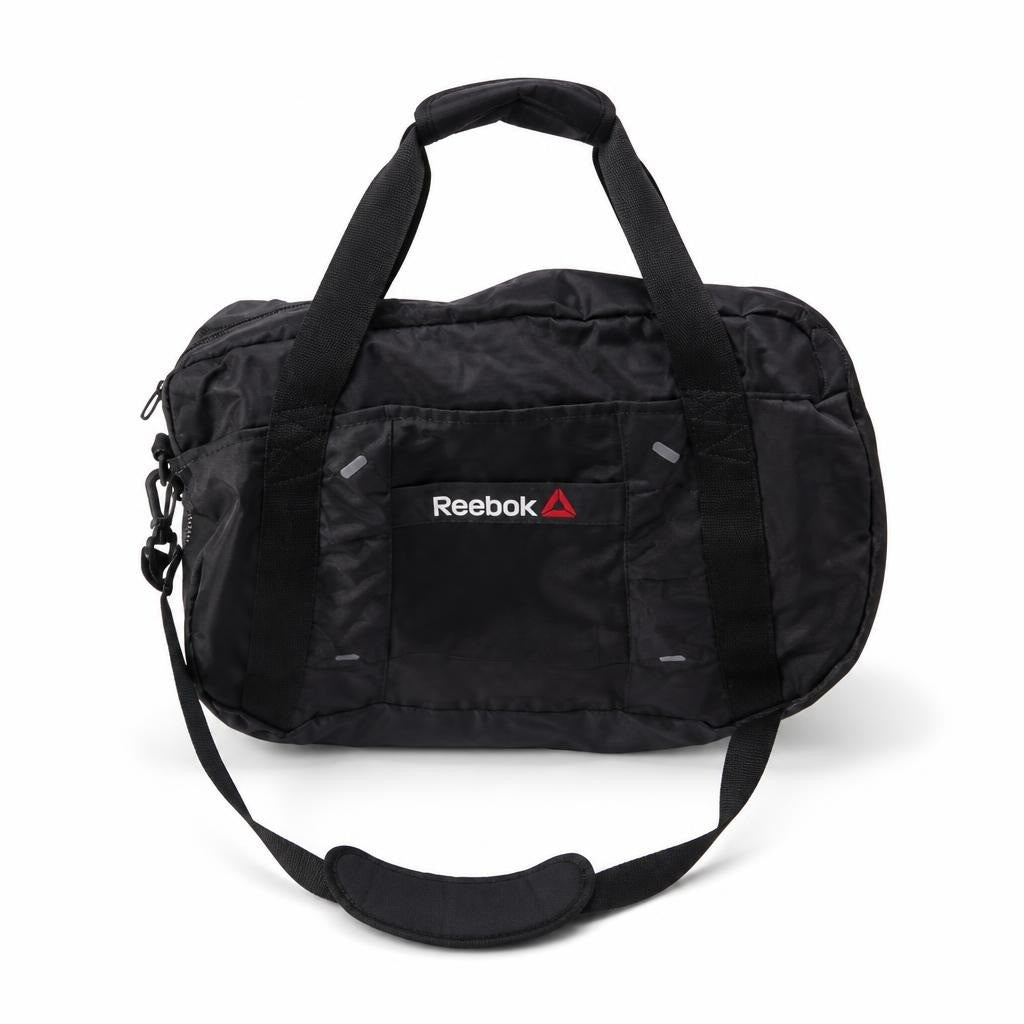 Reebok Black Duffel Gym Bag - pre-loved at Why Go Less, Lebanon