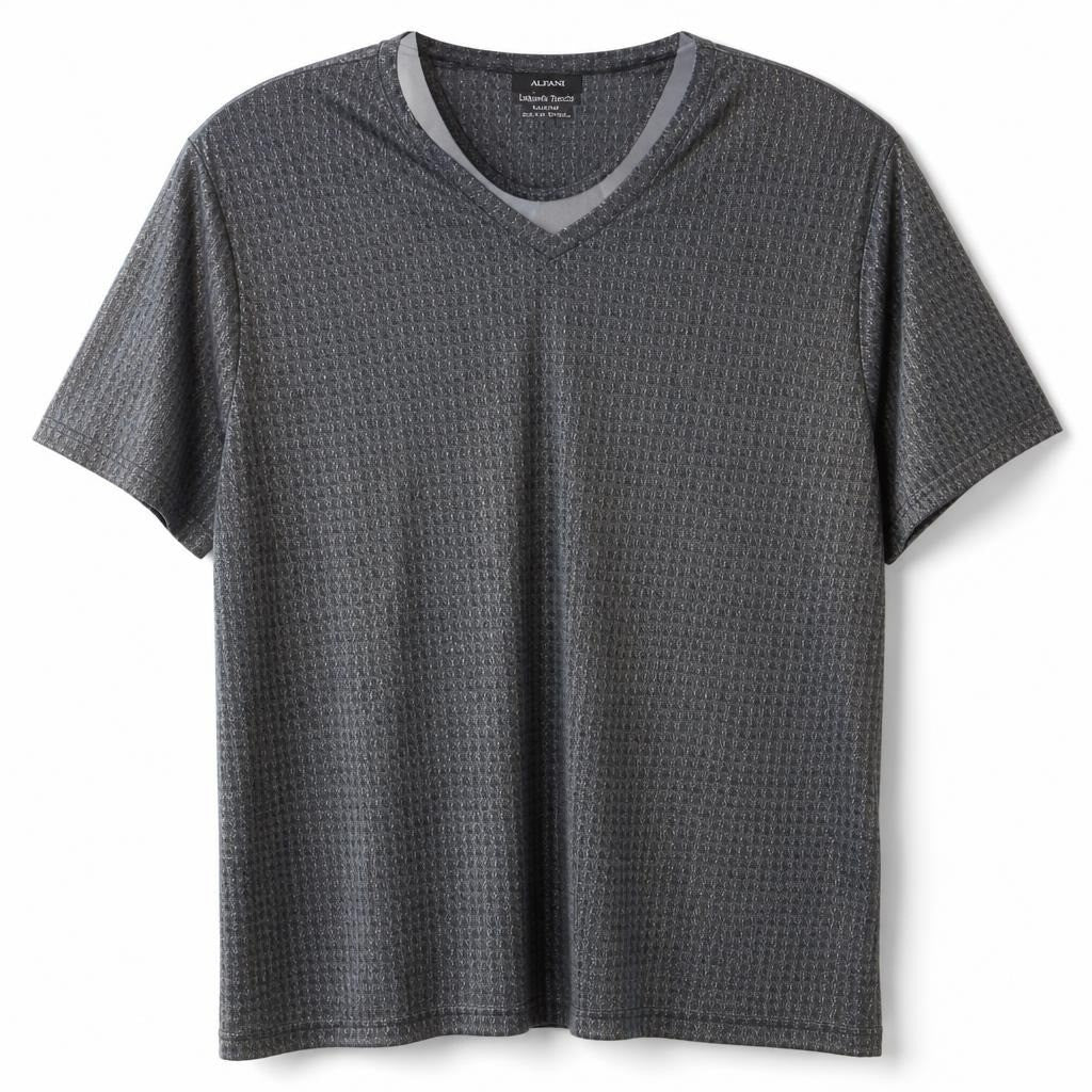 Alfani Grey Shirt - pre-loved at Why Go Less, Lebanon