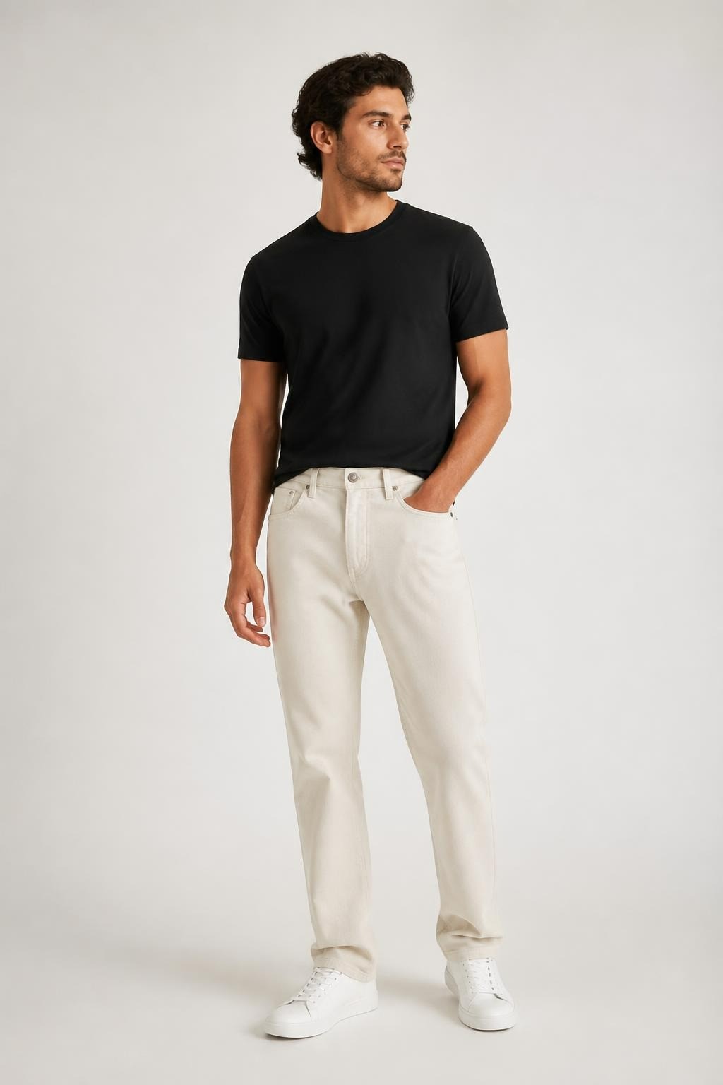Cream White Chino Trousers New with Tag - new at Why Go Less, Lebanon