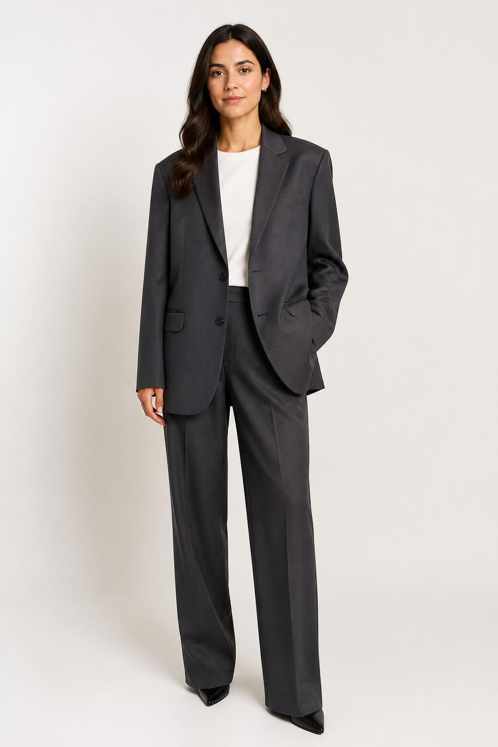 Puccini Black Suit Blazer Men - pre-loved at Why Go Less, Lebanon