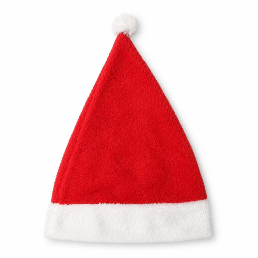 Santa Claus Red Plush Christmas Hat White Trim - new at Why Go Less, Lebanon
