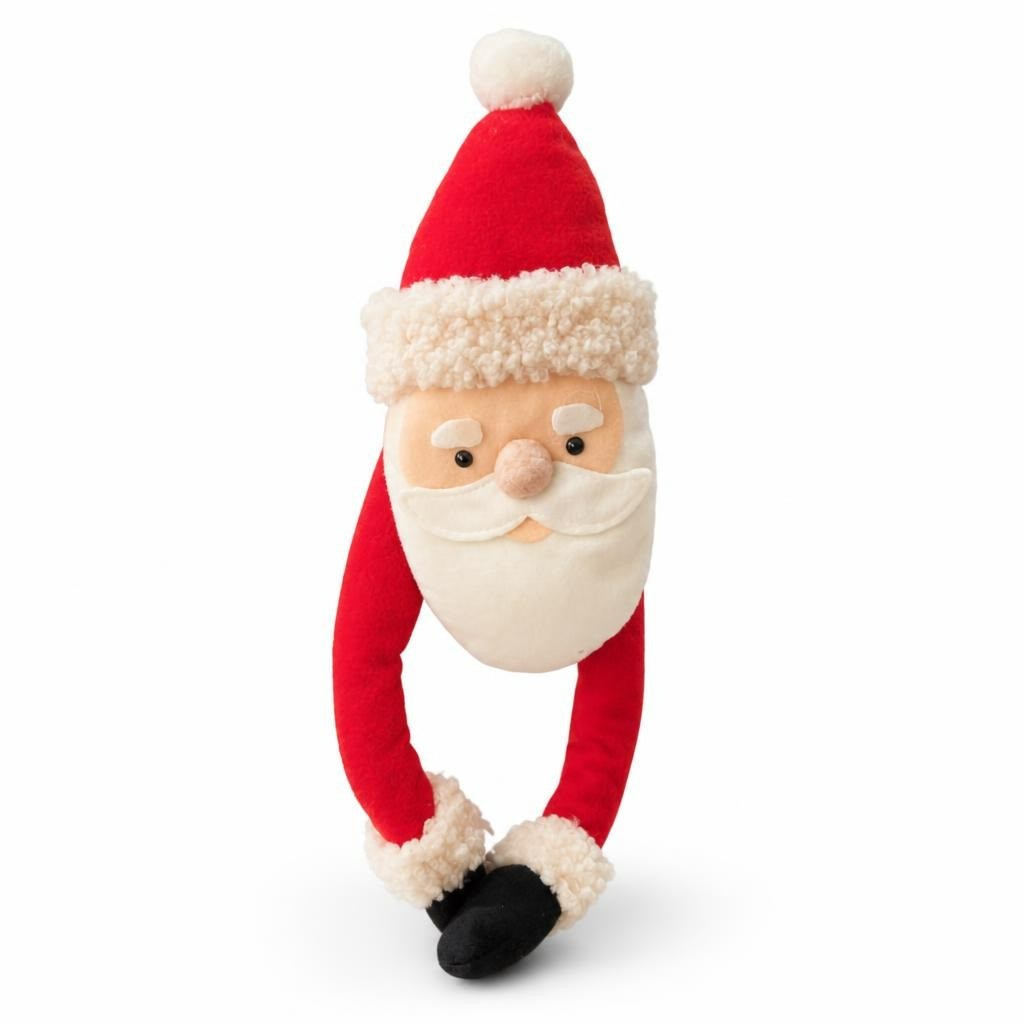 Santa Claus Plush Stuffed Toy Figure Red - new at Why Go Less, Lebanon