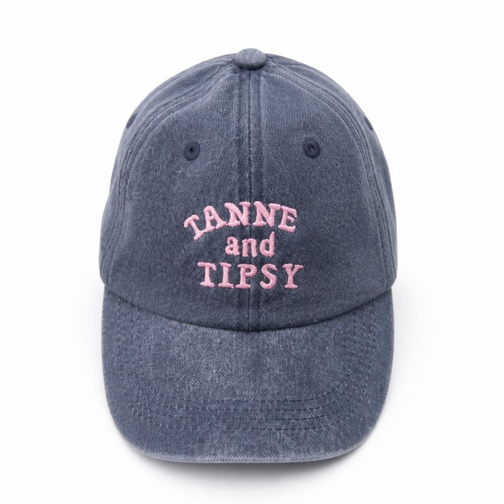 Tanned and Tipsy Washed Denim Baseball Cap - pre-loved at Why Go Less, Lebanon