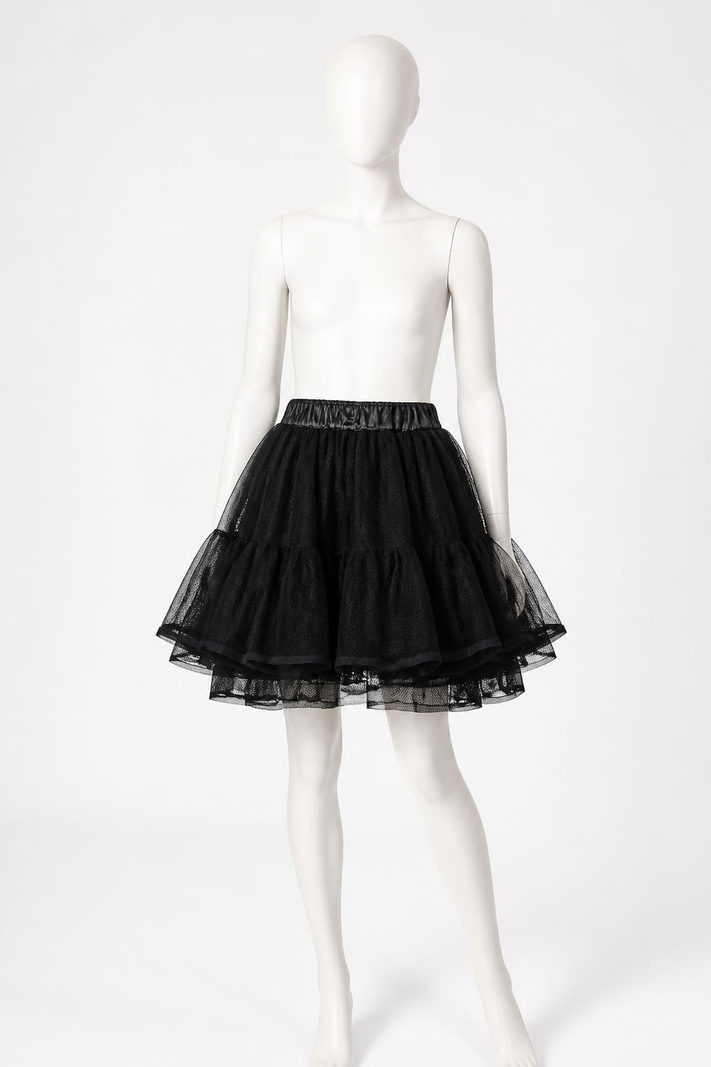 Black Tulle Layered Petticoat Skirt - pre-loved at Why Go Less, Lebanon