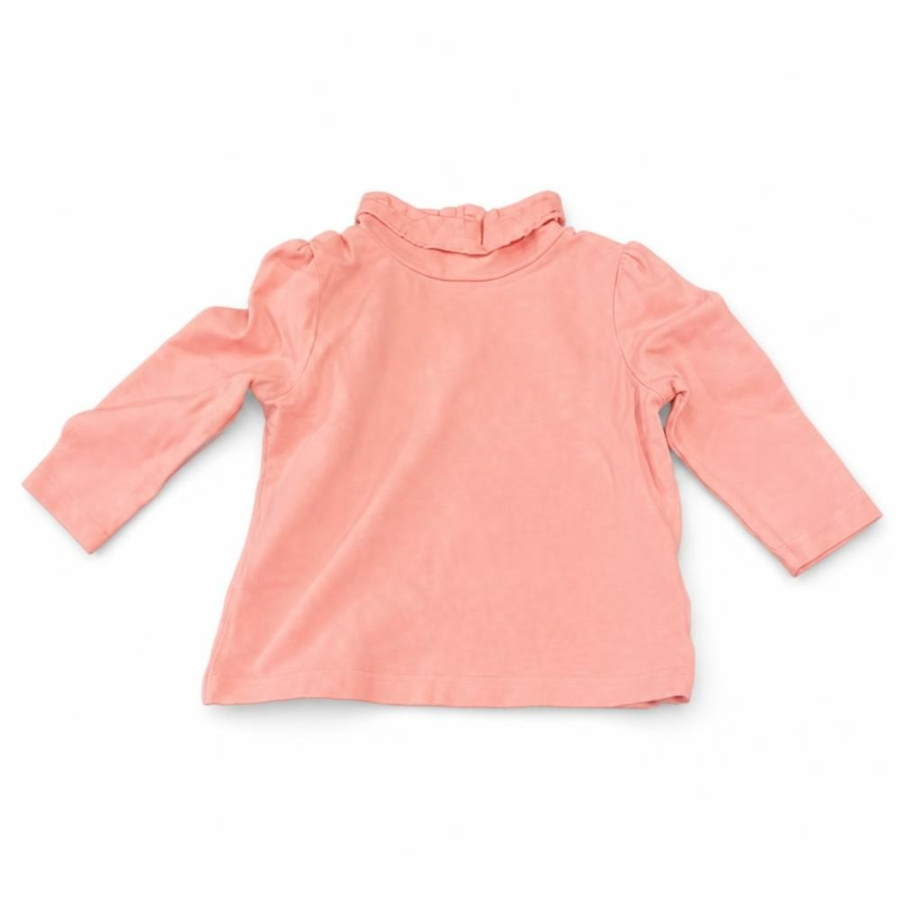 Pink Long Sleeve Baby Turtleneck Top - pre-loved at Why Go Less, Lebanon