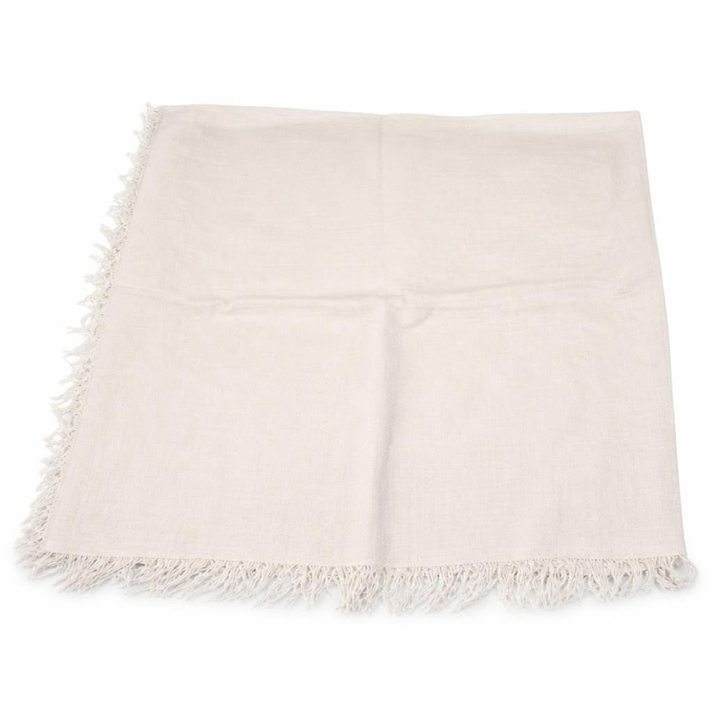 Mint Fringed Woven Blanket/scarf Wrap - pre-loved at Why Go Less, Lebanon