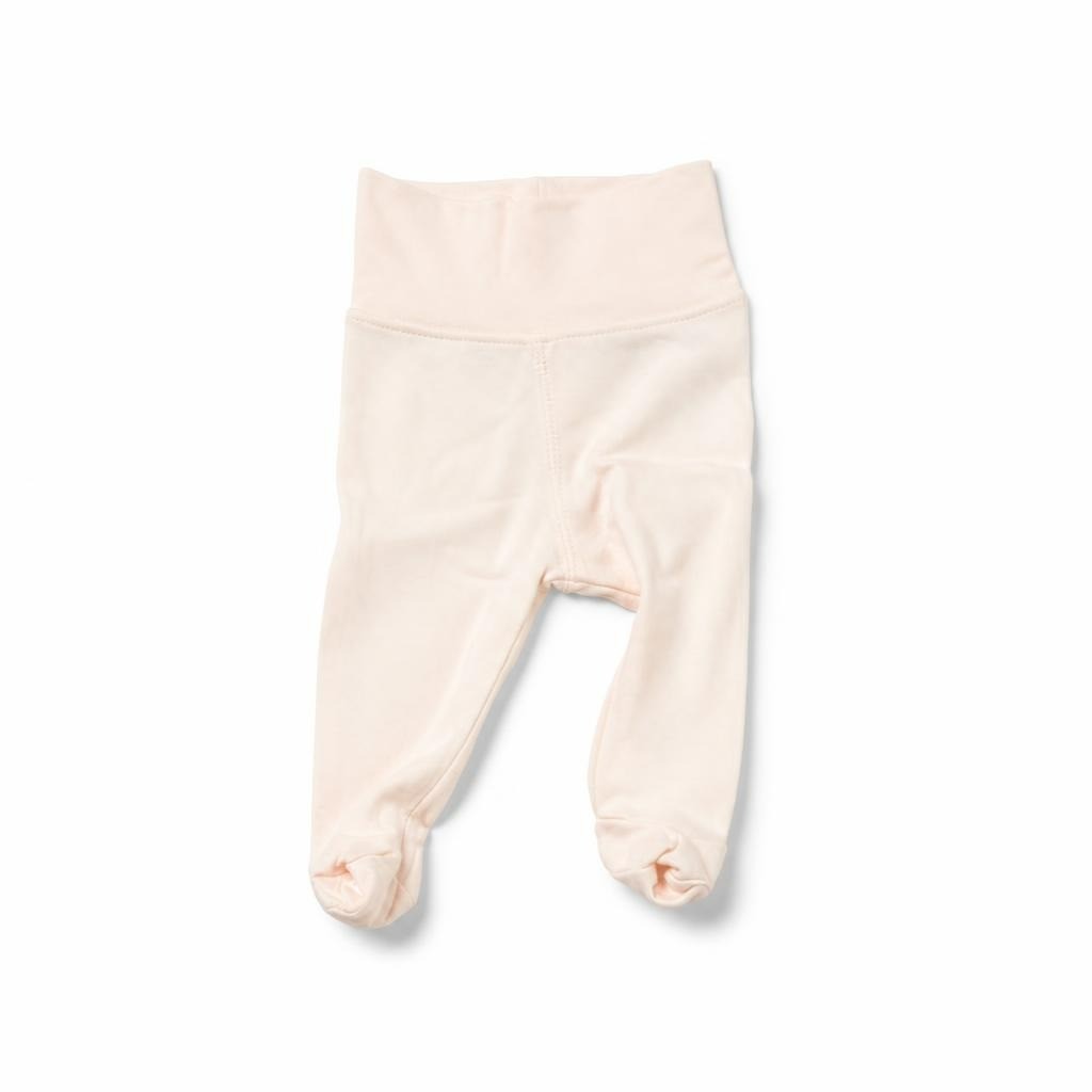 Baby Pink Footed Pants, Newborn - pre-loved at Why Go Less, Lebanon