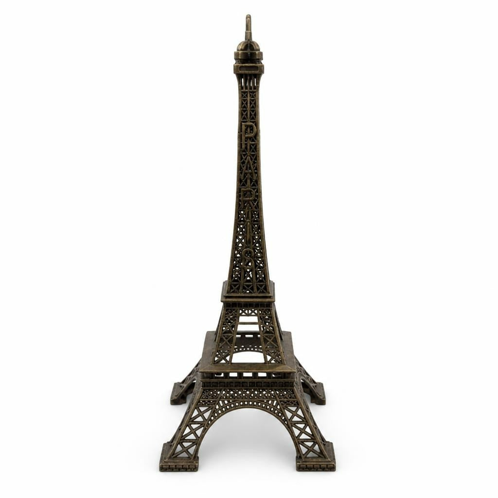 Eiffel Tower Metal Decorative Figurine, Bronze - pre-loved at Why Go Less, Lebanon