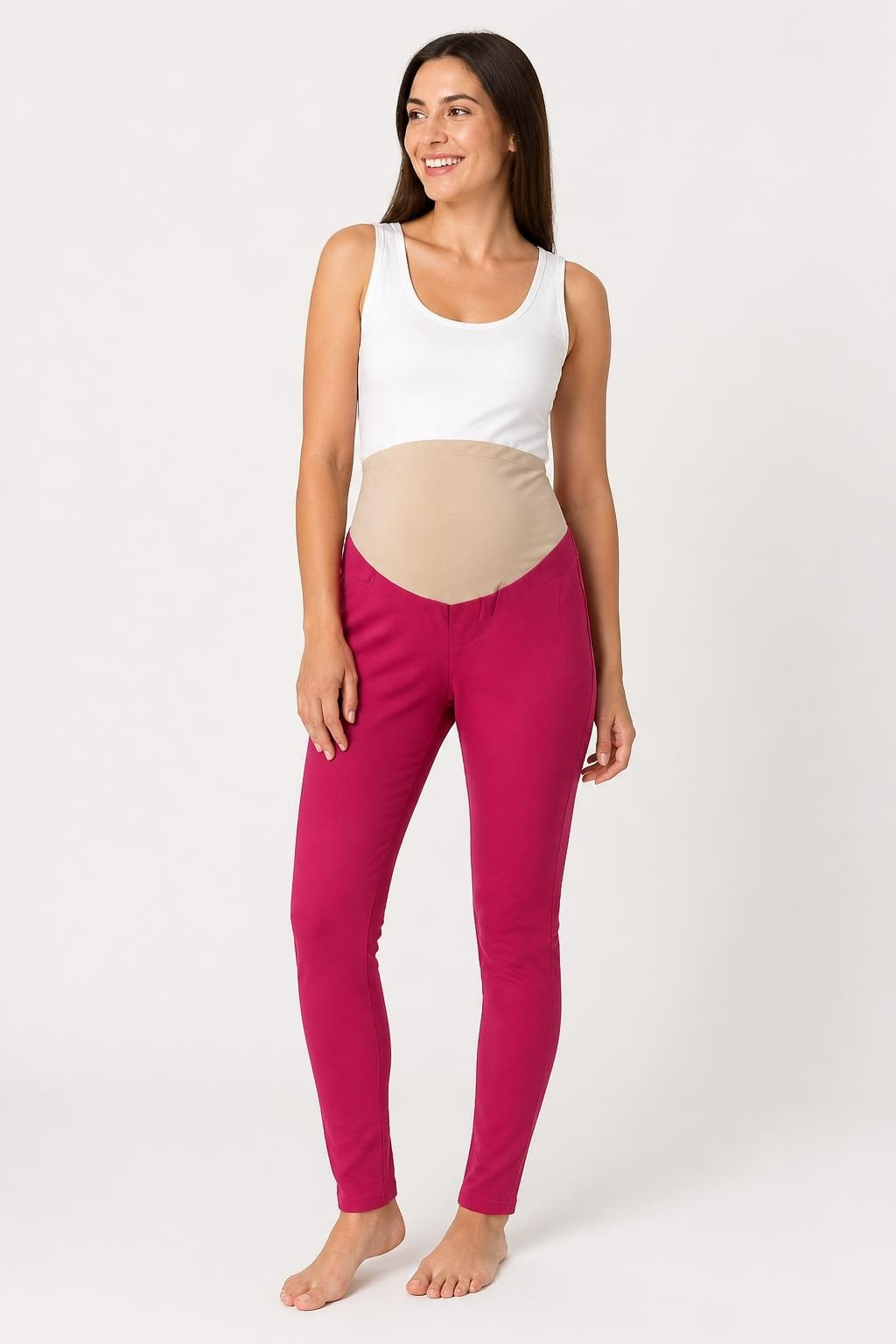 Maternity Denim Jeans Blue - pre-loved at Why Go Less, Lebanon