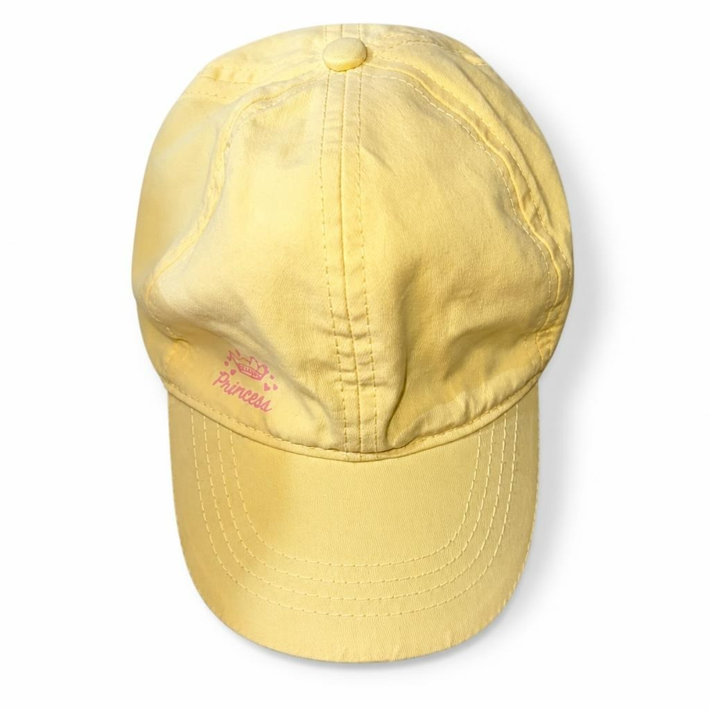 Yellow Dad Cap - 'Princess' Embroidery - pre-loved at Why Go Less, Lebanon