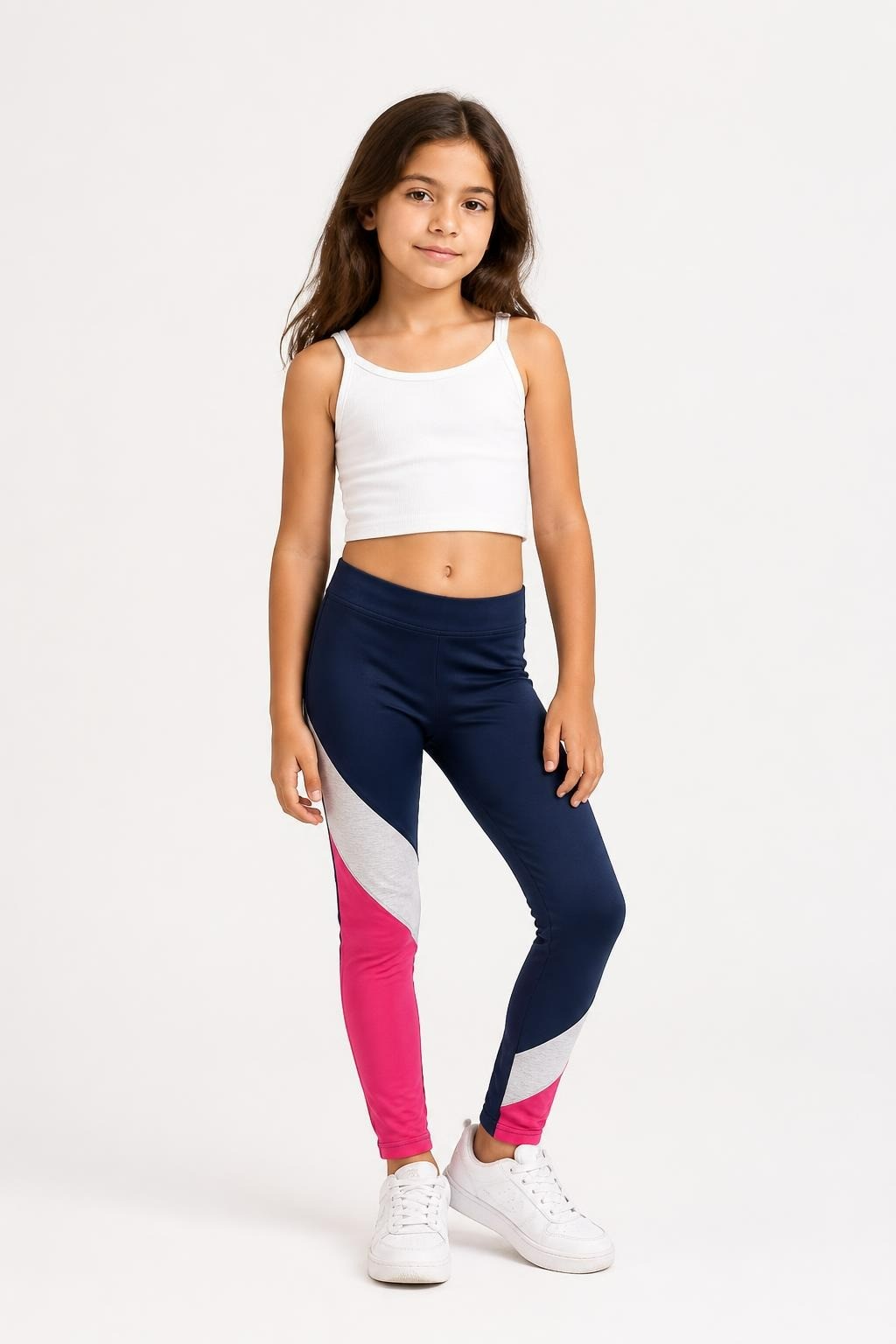 Eagle Colorblock Navy/pink Leggings, Kids - new at Why Go Less, Lebanon