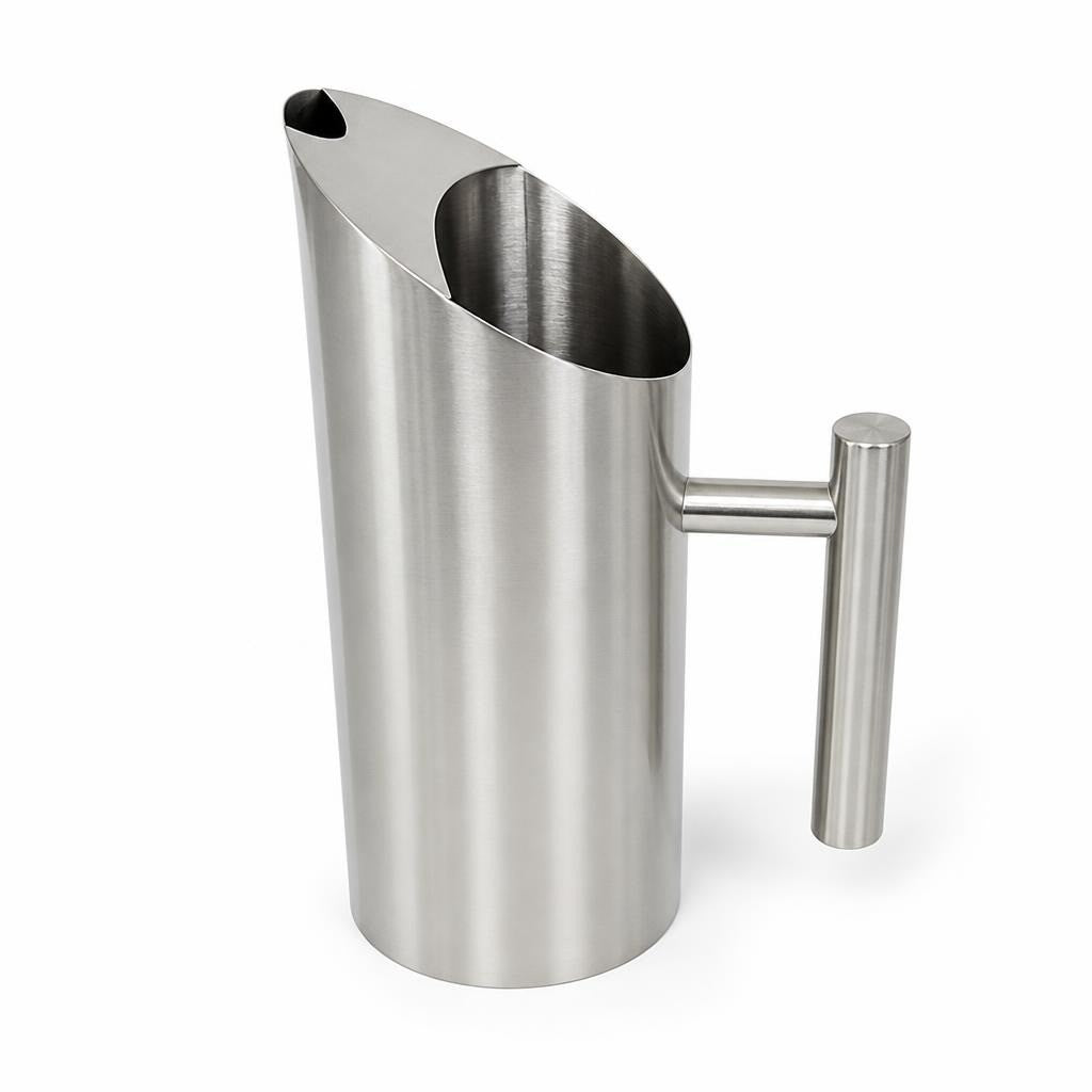 Stainless Steel Modern Water Pitcher - pre-loved at Why Go Less, Lebanon