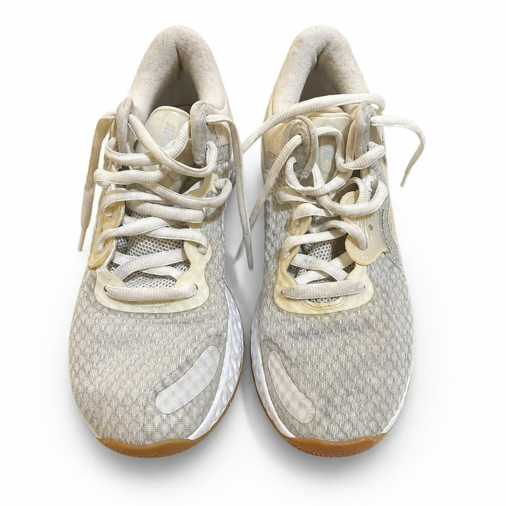 Nike Grey Low-top Running Shoes Worn Pair - pre-loved at Why Go Less, Lebanon