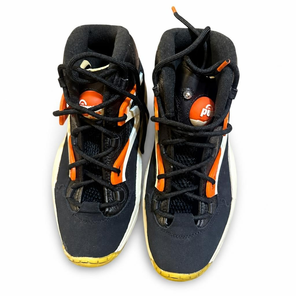 Puma Black Orange High-top Basketball Shoes - new at Why Go Less, Lebanon