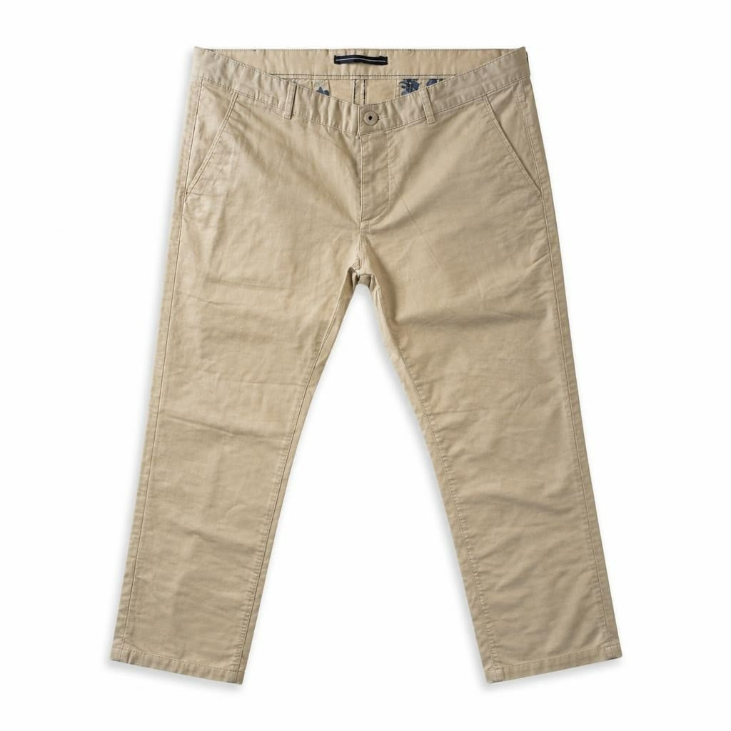 Beige Chino Trousers, Casual Fit - pre-loved at Why Go Less, Lebanon (2)
