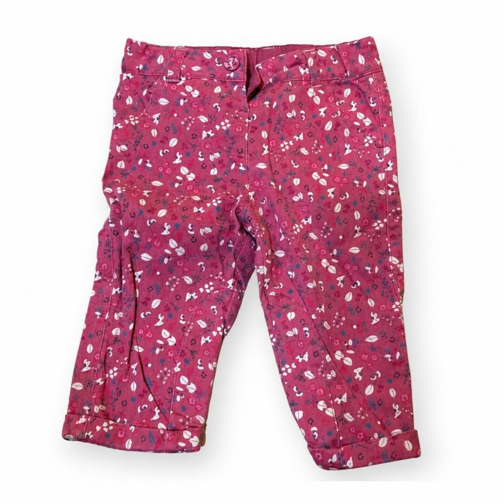 Sergent Major Pink Floral Baby Trousers - pre-loved at Why Go Less, Lebanon
