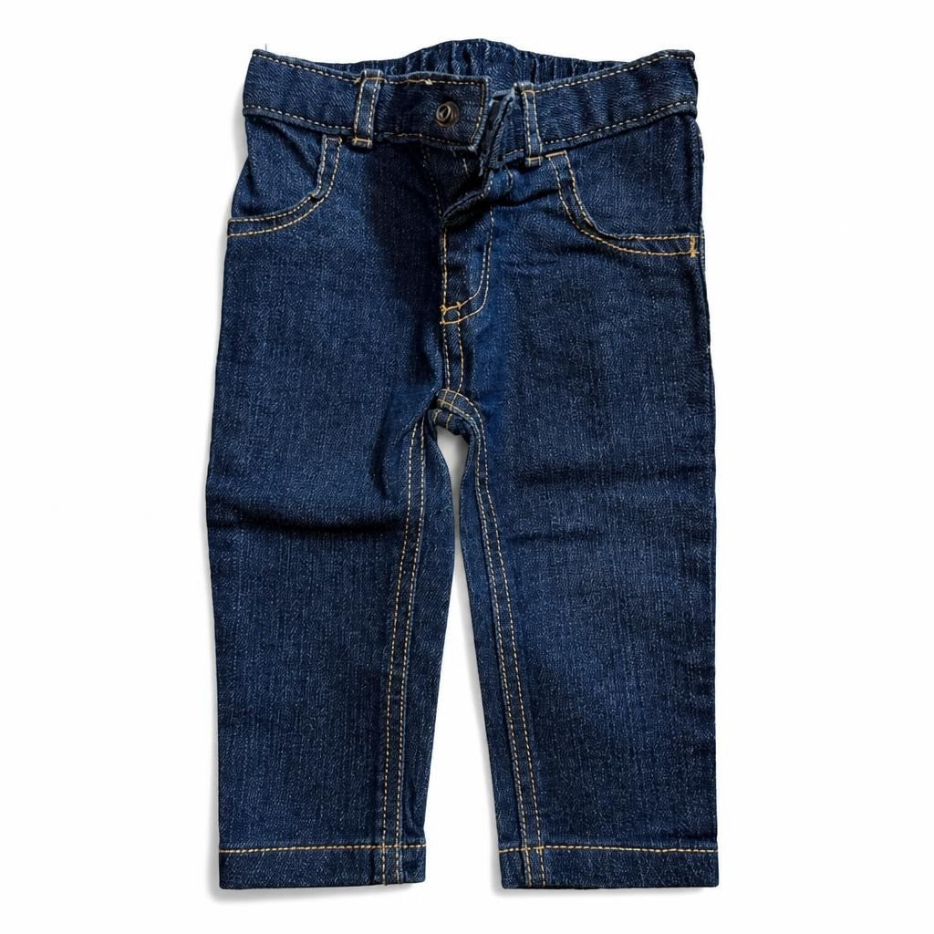 Dark Wash Baby Jeans, Denim, Toddler - pre-loved at Why Go Less, Lebanon