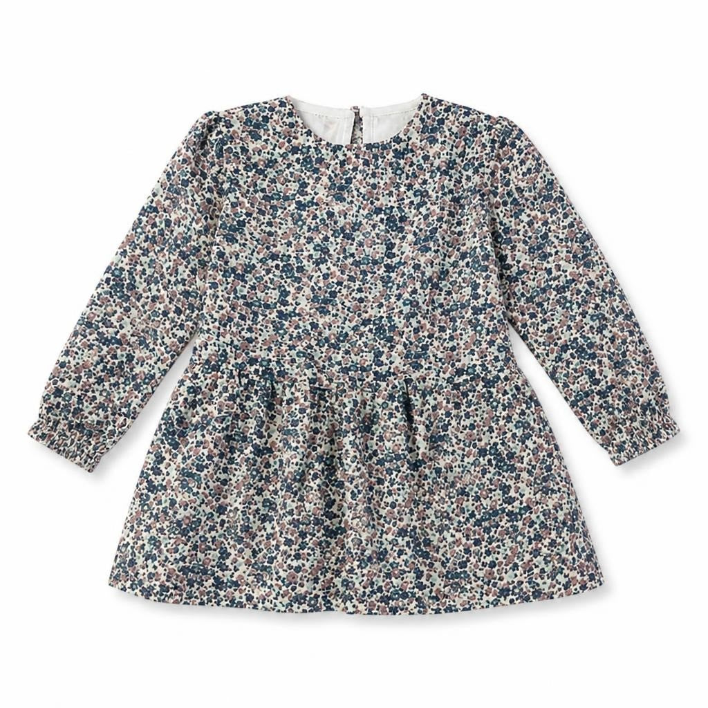 Zara Baby Girl Floral Long-sleeve Dress 12-18m - pre-loved at Why Go Less, Lebanon