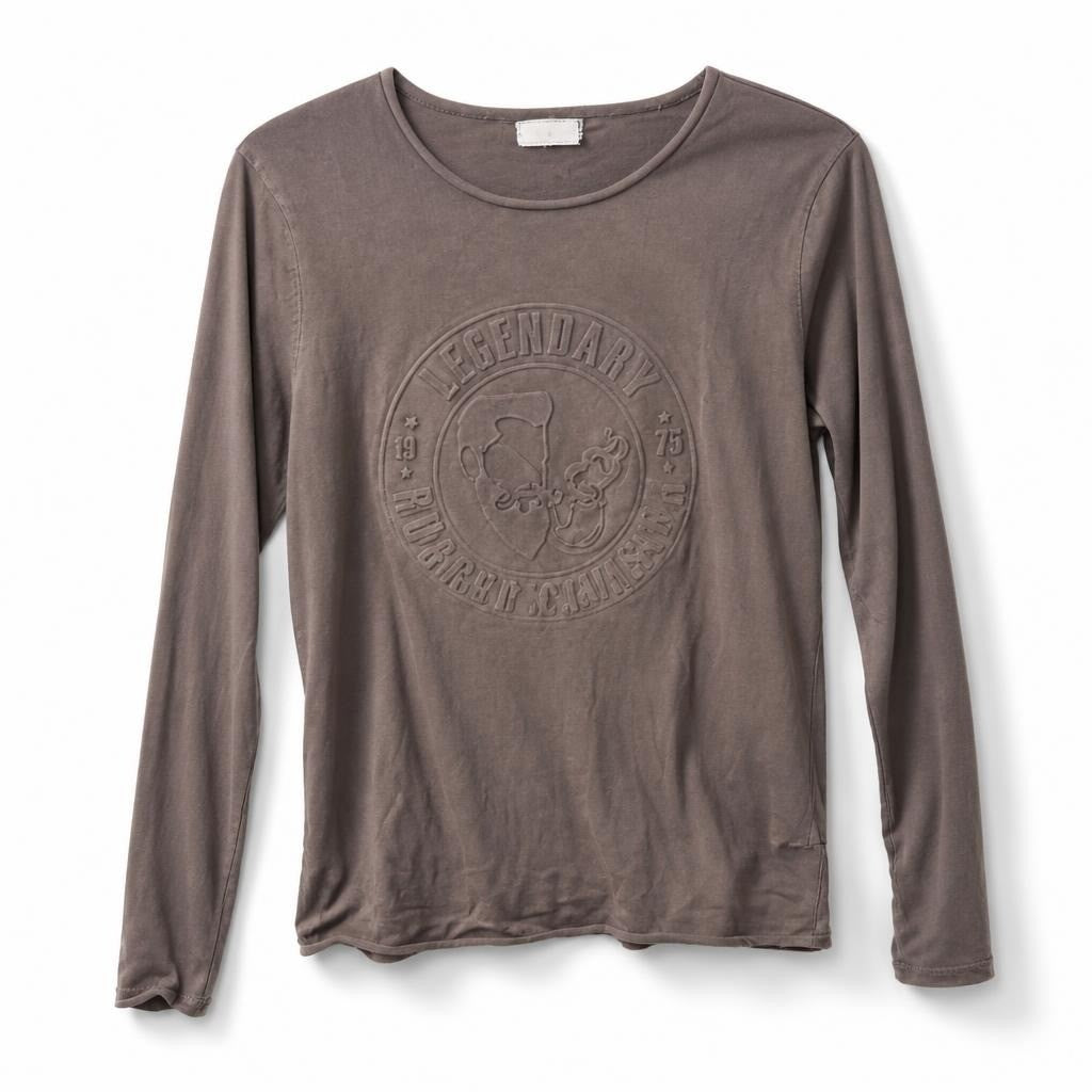 Jack & Jones Originals Graphic Sweatshirt, Brown M - pre-loved at Why Go Less, Lebanon