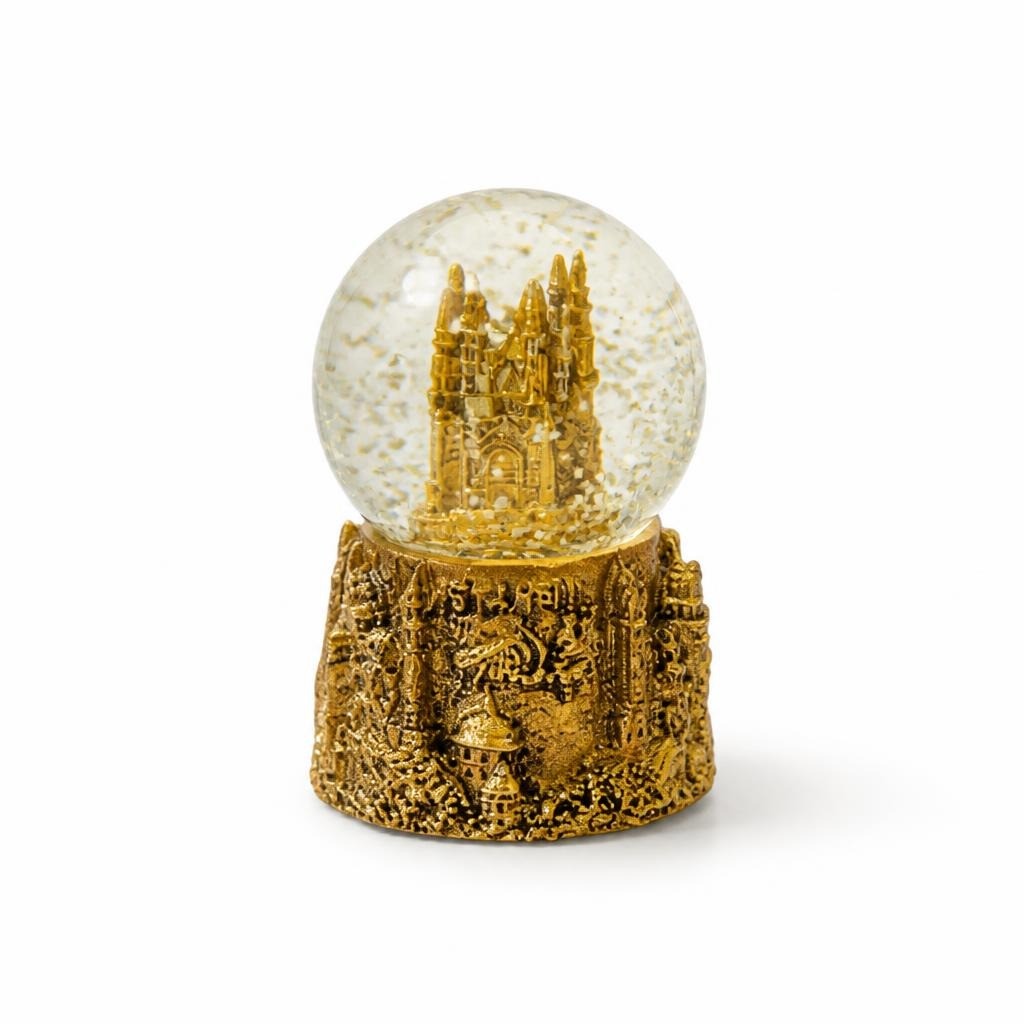 Gold Istanbul Castle Snow Globe, Miniature - pre-loved at Why Go Less, Lebanon