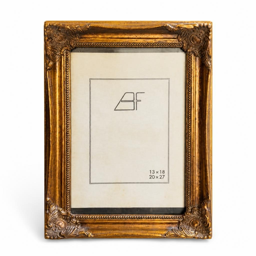 Gold Ornate Photo Frame 13x18 / 20x27 Cm - pre-loved at Why Go Less, Lebanon