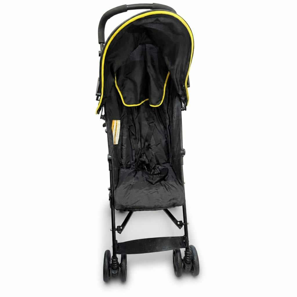 Black & Yellow Baby Umbrella Stroller - pre-loved at Why Go Less, Lebanon