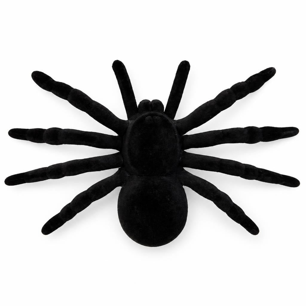 Large Black Flocked Tarantula Spider Prop - pre-loved at Why Go Less, Lebanon