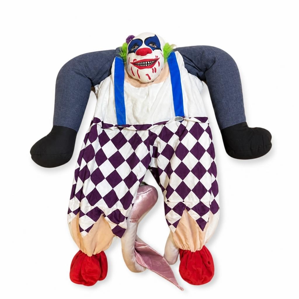 Evil Clown Full Halloween Costume with Mask Adult - pre-loved at Why Go Less, Lebanon