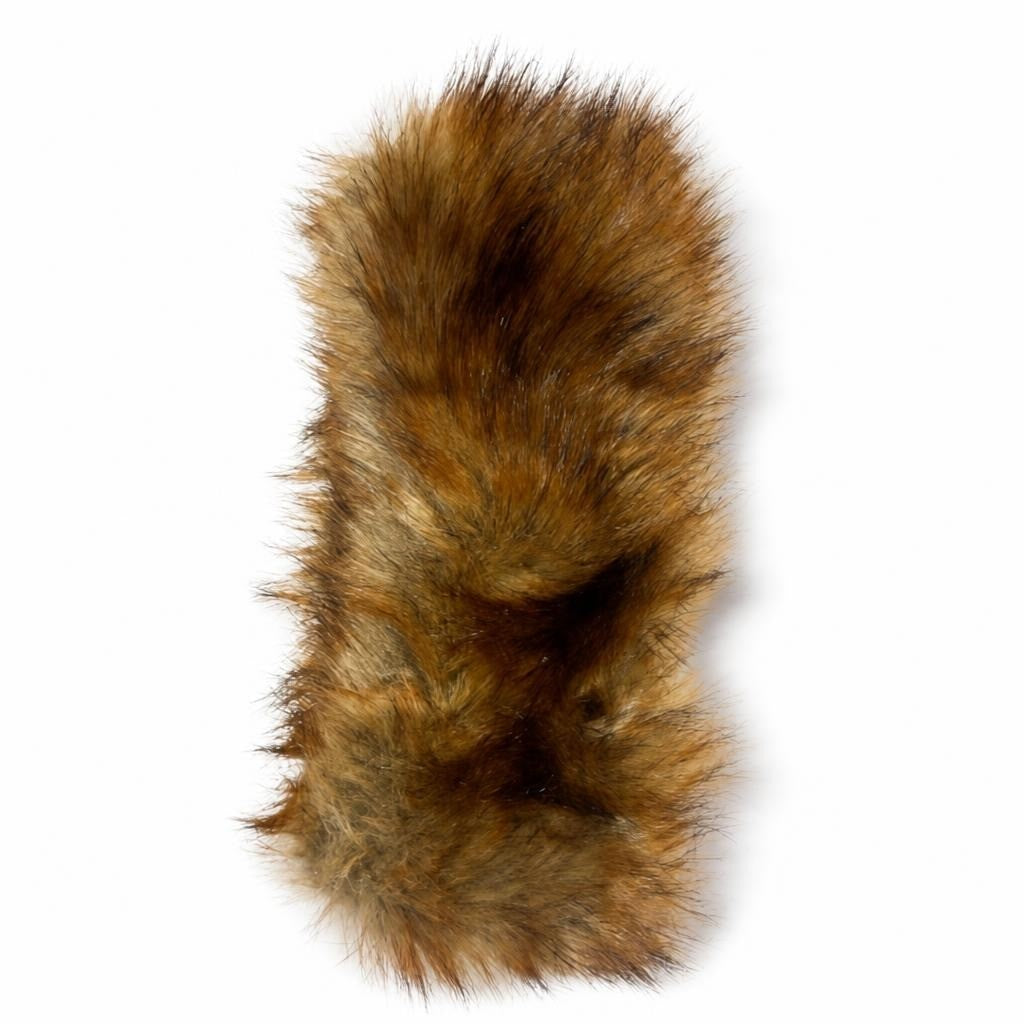Brown Faux Fur Collar/trim Piece - pre-loved at Why Go Less, Lebanon