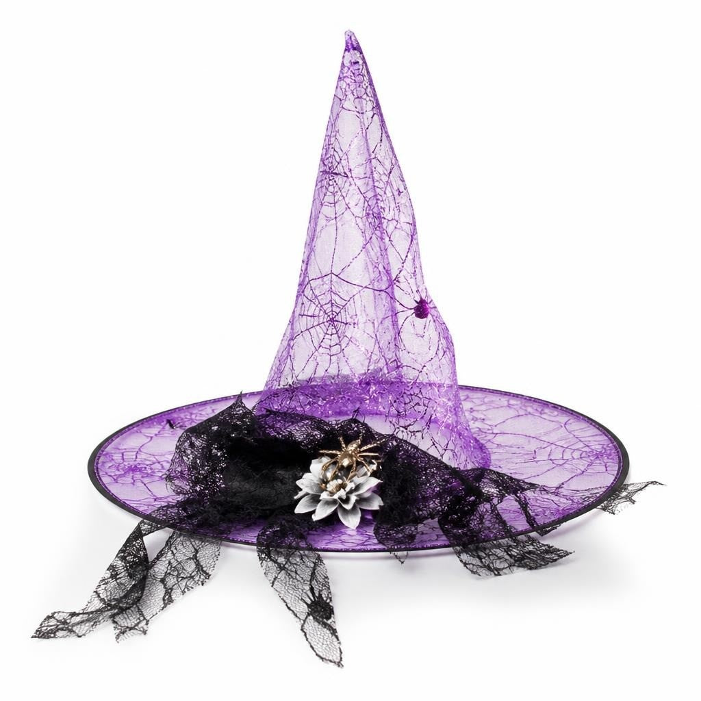 Halloween Witch Costume Purple Tulle Dress & Hat Set - pre-loved at Why Go Less, Lebanon