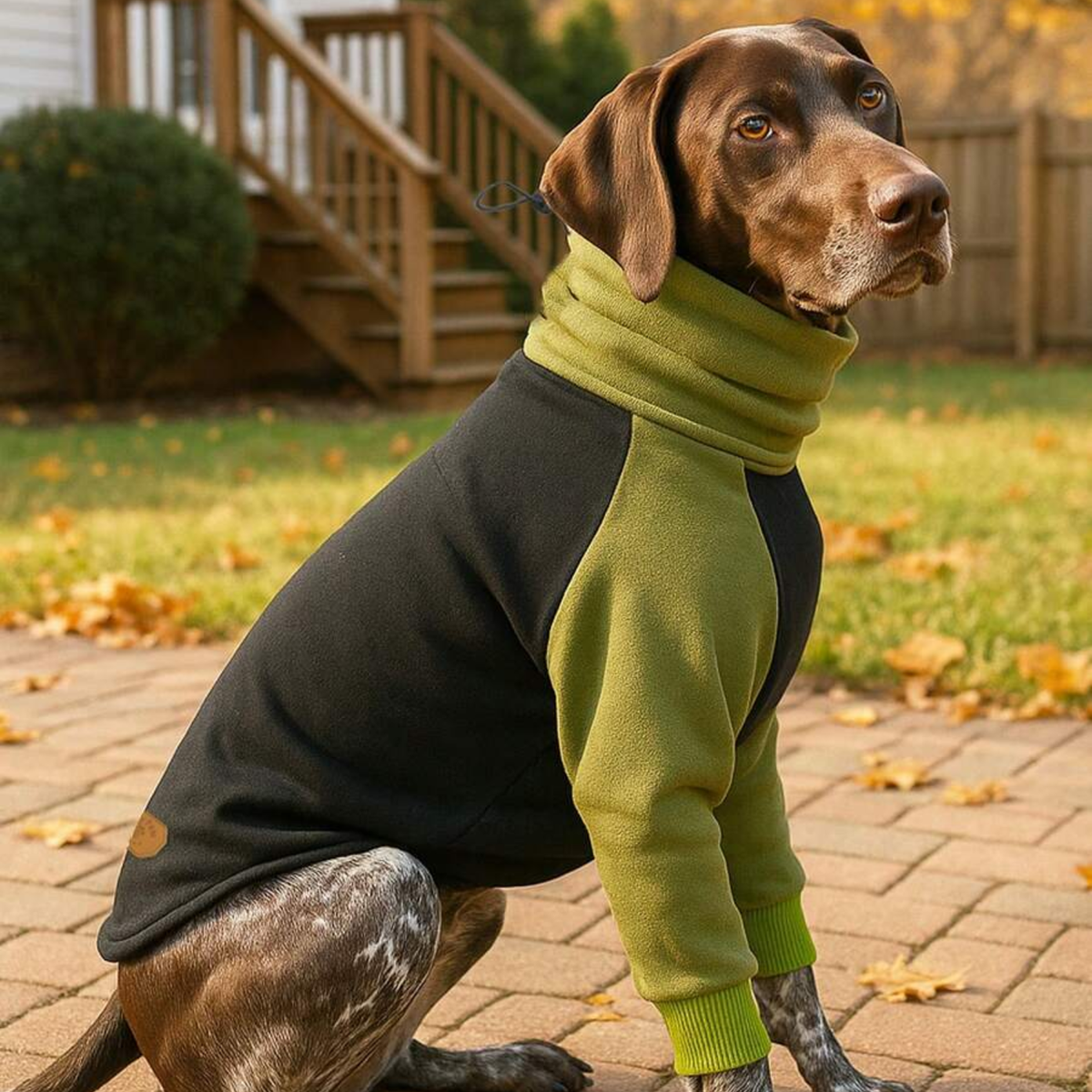 Stylish Knit Pet Hoodie with Turtleneck - Digollo at Why Go Less, Lebanon (2)