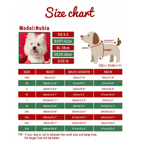 Christmas Reindeer Print Pet Vest in Red - Digollo at Why Go Less, Lebanon (2)