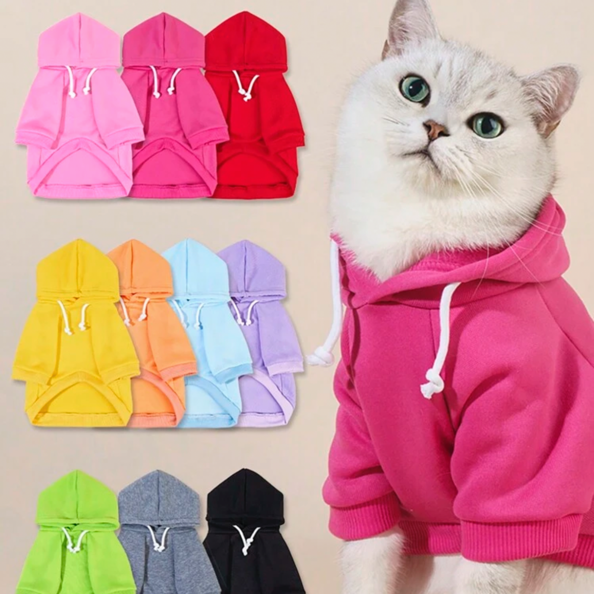 Winter Hooded Dog & Cat Sweatshirt - Digollo at Why Go Less, Lebanon