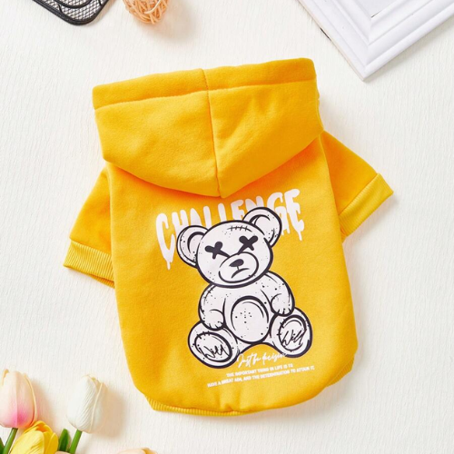 Challenge Yellow Dog - Cat Hoodie - Digollo at Why Go Less, Lebanon