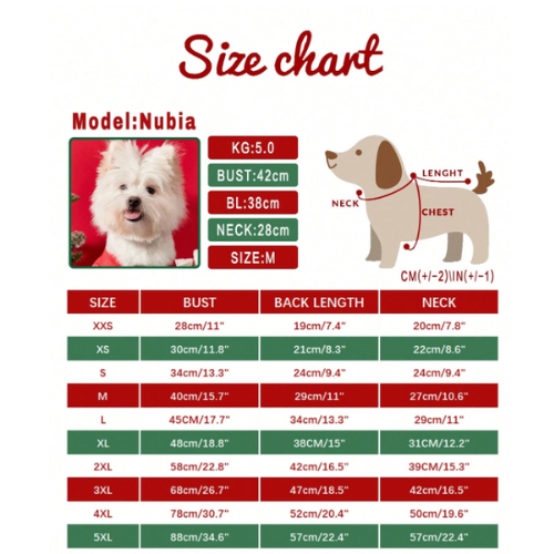 Christmas Dog Vest Santa Ho Ho Ho Outfit - Digollo at Why Go Less, Lebanon (3)