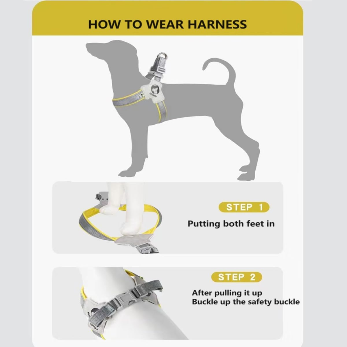 No-Pull Dog Harness with Reflective Strips - Digollo at Why Go Less, Lebanon (6)