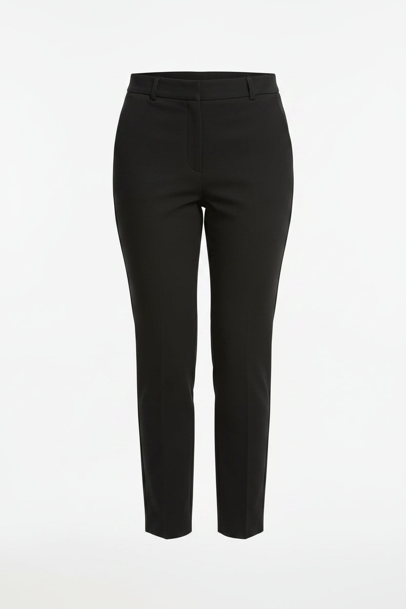 Black Slim Tapered Trousers | Pre-Loved | Why Go Less-2