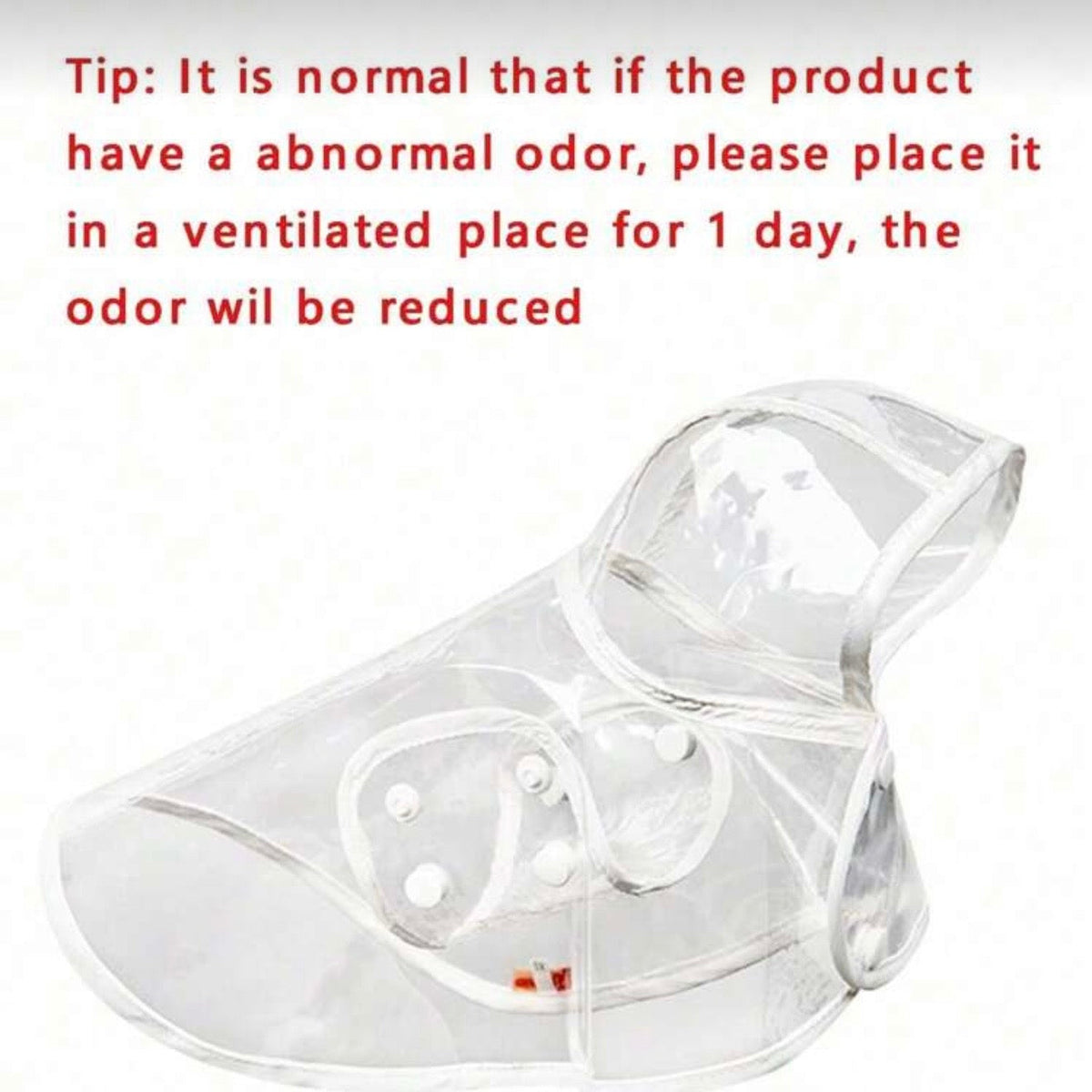 Transparent Waterproof Dog Raincoat - Digollo at Why Go Less, Lebanon (2)